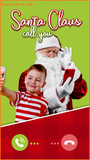 Santa Video Call – Simulated Christmas Phone Call screenshot