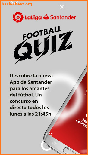 SANTANDER FOOTBALL QUIZ screenshot