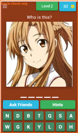 SAO quiz screenshot