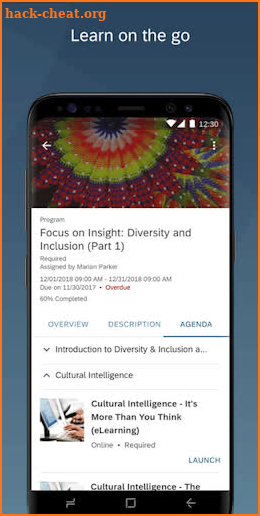 SAP SuccessFactors Mobile screenshot