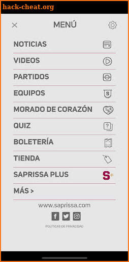 Saprissa screenshot