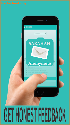 Sarahah Anonymous screenshot