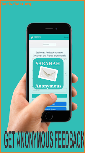 Sarahah Anonymous screenshot