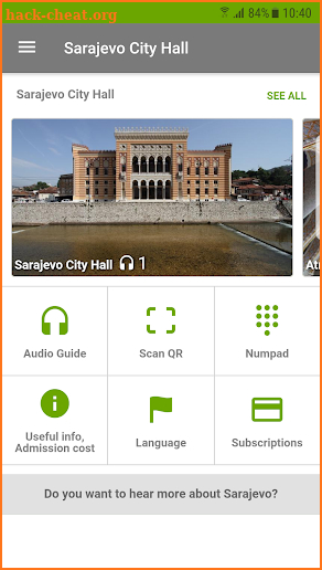 Sarajevo City Hall - Official Audio Guide screenshot