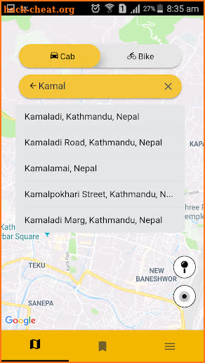 Sarathi : Taxi hailing app screenshot