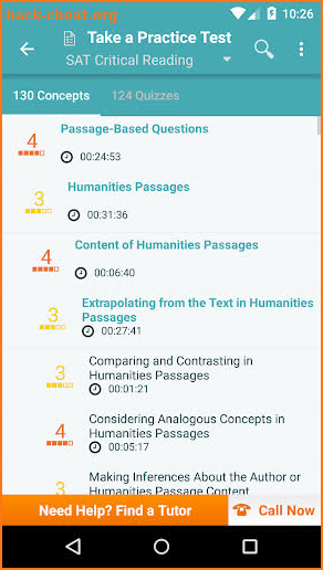 SAT Prep: Practice Tests, Flashcards, Quizzes screenshot