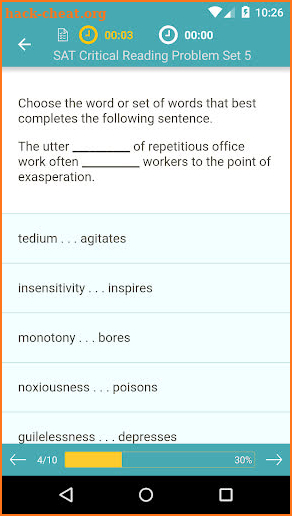 SAT Prep: Practice Tests, Flashcards, Quizzes screenshot