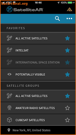 Satellite AR screenshot