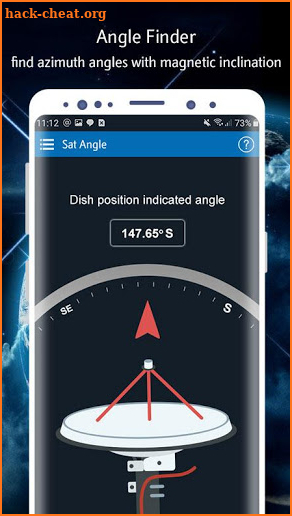 Satellite Finder (Area Calculator) Dish Pointer screenshot