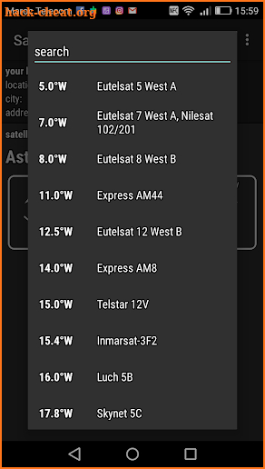 Satellite - SatFinder 2019 screenshot