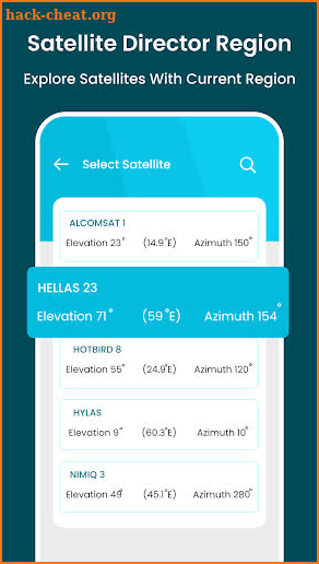 Satellite Tracker: Dish Finder screenshot