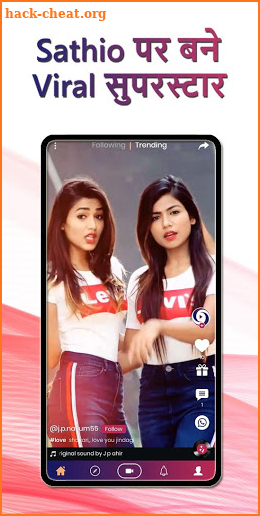 Sathio-Short Video Making & Sharing, Indian Tiktok screenshot