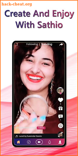 Sathio-Short Video Making & Sharing, Indian Tiktok screenshot