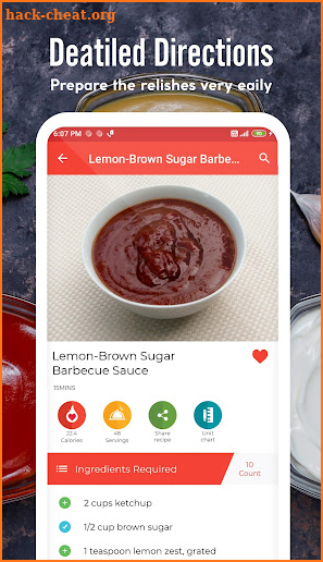 Sauce Recipes screenshot