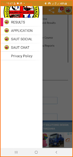 SAUT UNIVERSITY screenshot