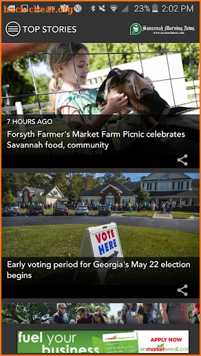 SavannahNow Mobile screenshot