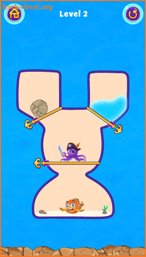 Save The Fish - Pull Pin Puzzle screenshot