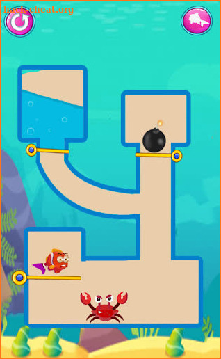 Save the fish  - Pull The Pin & Water Puzzle screenshot