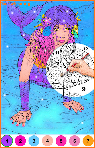 Save The Girl Coloring screenshot