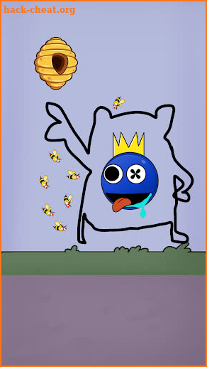 Save the Rainbow Blue Monster screenshot