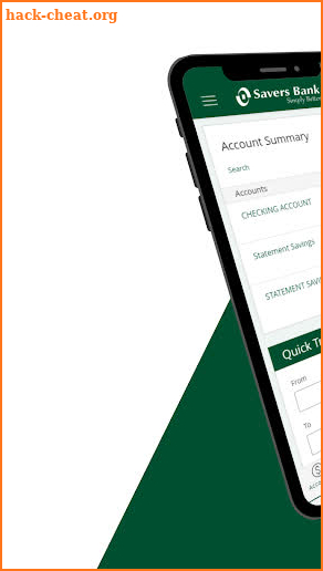 Savers Bank Mobile Banking screenshot