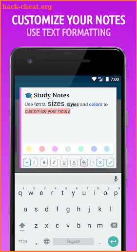 Saving Notes - Notepad screenshot