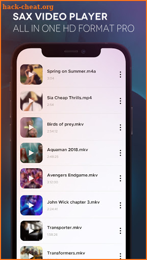 SAX Video Player - All in one Hd Format pro screenshot