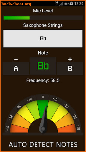 Saxophone Tuner screenshot