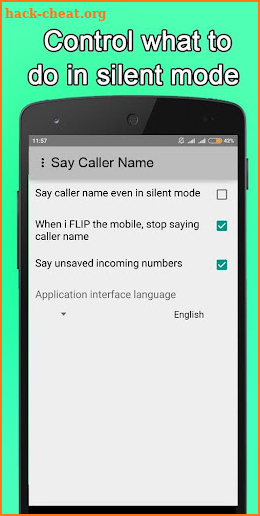 Say Caller Name - Hands Free 2021 screenshot