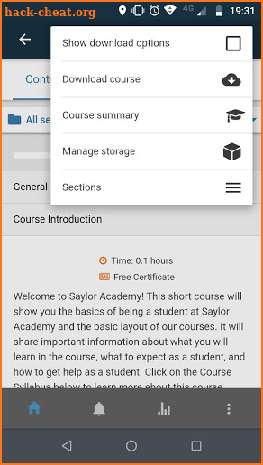 Saylor Academy screenshot