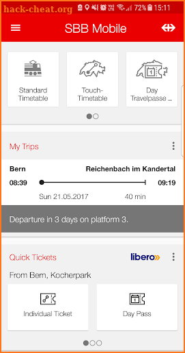 SBB Mobile screenshot