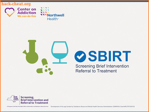 SBIRT for Health Professionals screenshot