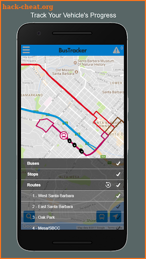 SBMTD BusTracker screenshot