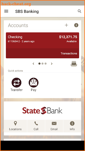 SBS Banking screenshot