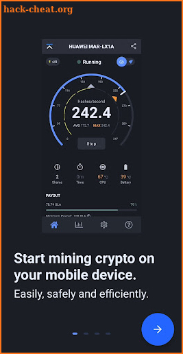 Scala Miner Demo - Crypto Mining screenshot