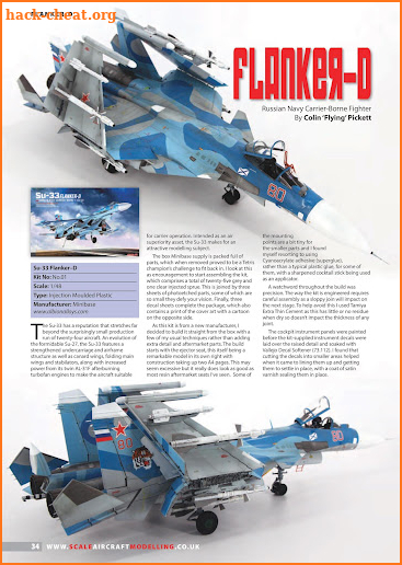 Scale Aircraft Modelling Magaz screenshot