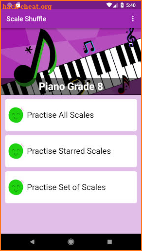 Scale Shuffle ABRSM Piano Scale Flashcards Grade 8 screenshot