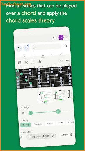 Scales, Chords, Progressions screenshot