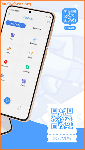 Scan, Create: QR Code, Barcode screenshot
