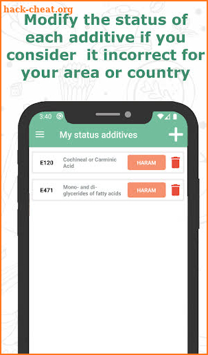 Scan Halal food-Additive haram screenshot