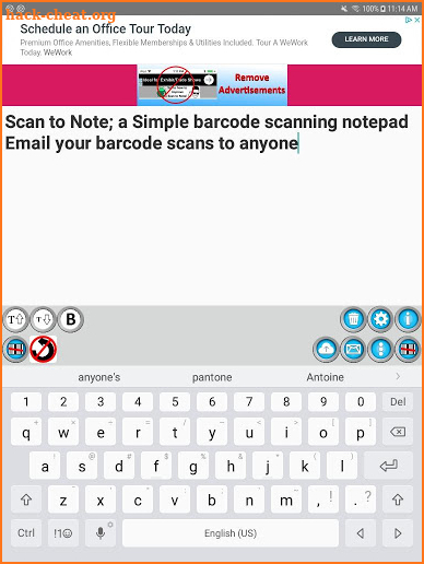 Scan to Note screenshot