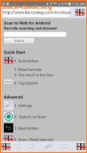 Scan to Web screenshot