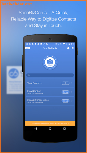 ScanBizCards Lite - Scan Card screenshot