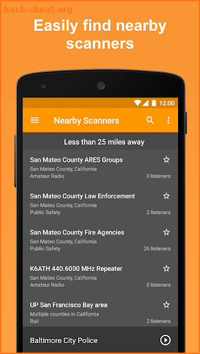 Scanner Radio - Fire and Police Scanner screenshot