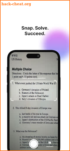 ScanSolve - AI Homework Helper screenshot