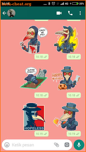 Scary and Horror Sticker for WhatsApp screenshot