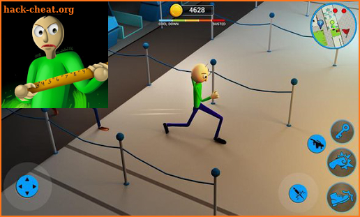 Scary Baldi Airoport Game screenshot