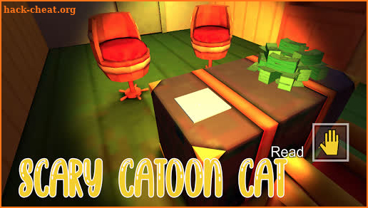 Scary Cartoon Cat Escape Game screenshot