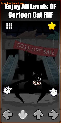 Scary Cartoon Cat FNF Mod Test screenshot