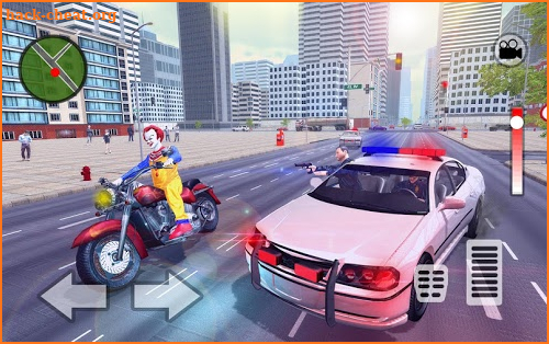 Scary Clown Crime Simulator:City Clown Gang Attack screenshot